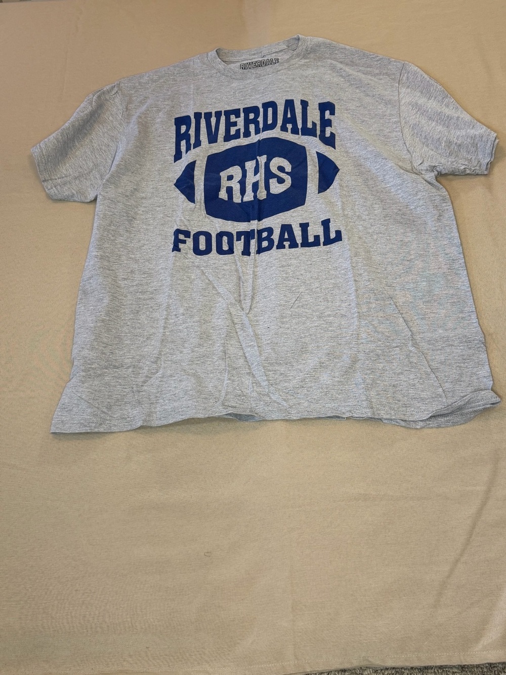 Riverdale RHS Football Gray Short Sleeve Tee